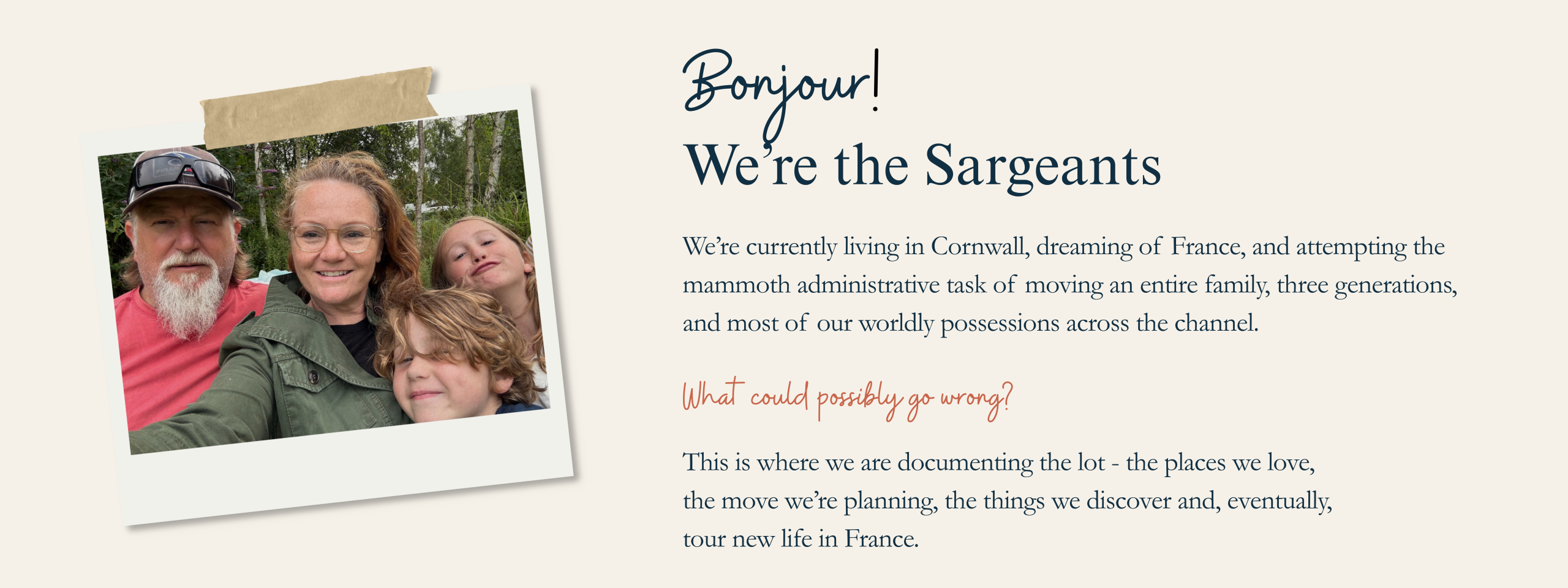 s is where we are documenting the lot - the places we love, the move we’re planning, the things we discover and, eventually, tour new life in France.